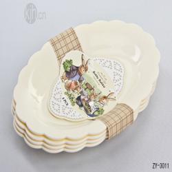 波比中號(hào)花邊橢圓餐盤(pán)