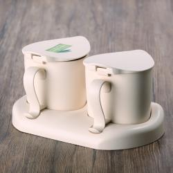 纖竹時尚調(diào)味盒 (2格)