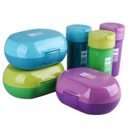 鮮樂(lè)3格餐盒+隨手杯套